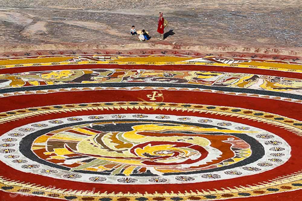 فرش خاکی هرمز | علاءالدین تراول