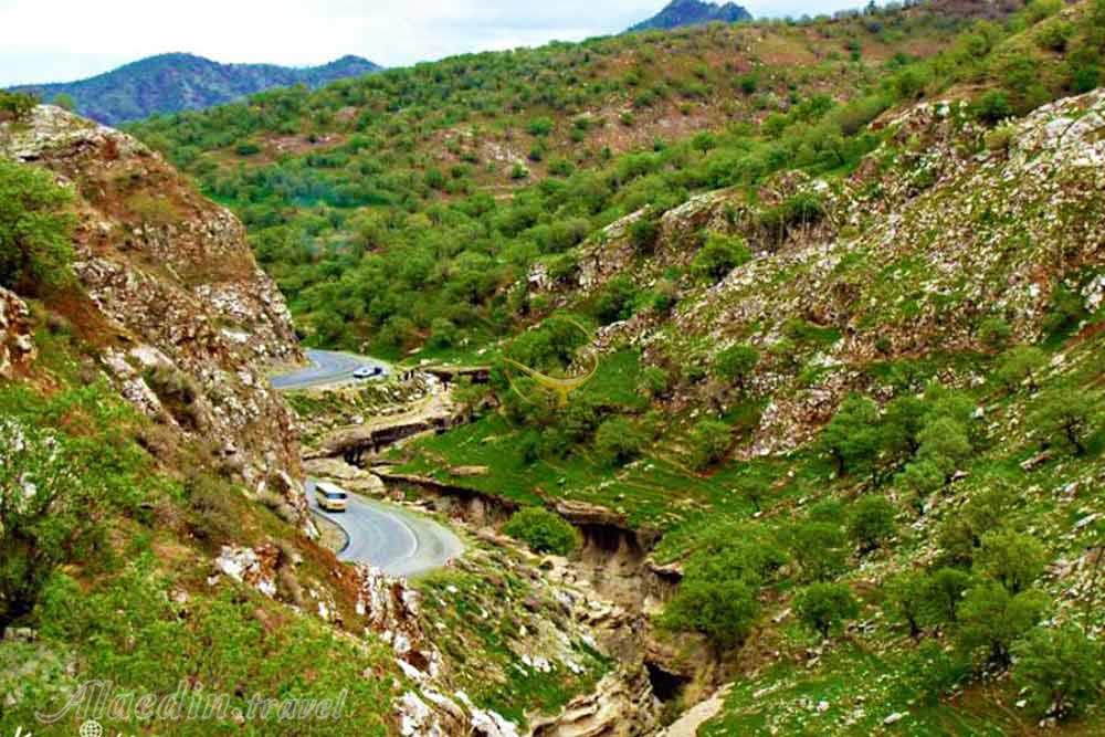 تنگه رازیانه ایلام | علاءالدین تراول