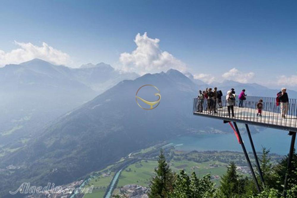 برج پانوراما هاردر کولم در اینترلاکن - سوئیس | علاءالدین تراول