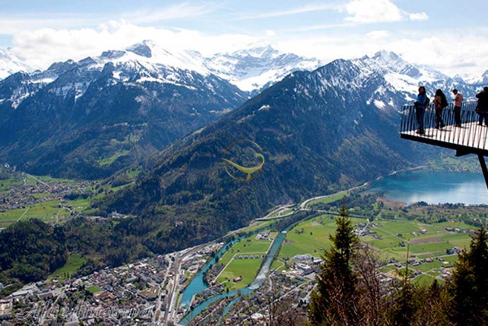 برج پانوراما هاردر کولم در اینترلاکن - سوئیس | علاءالدین تراول