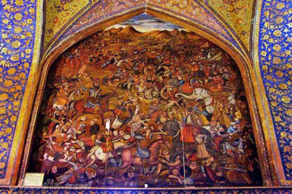 کاخ چهل ستون اصفهان - باغ های ایرانی | علاءالدین تراول