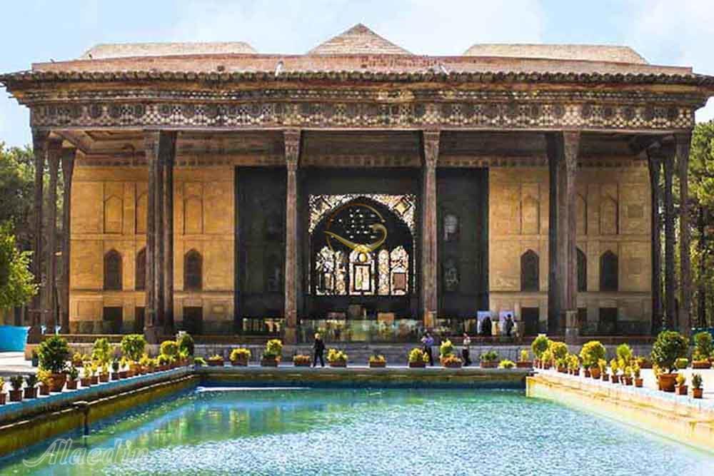 کاخ چهل ستون اصفهان - باغ های ایرانی | علاءالدین تراول