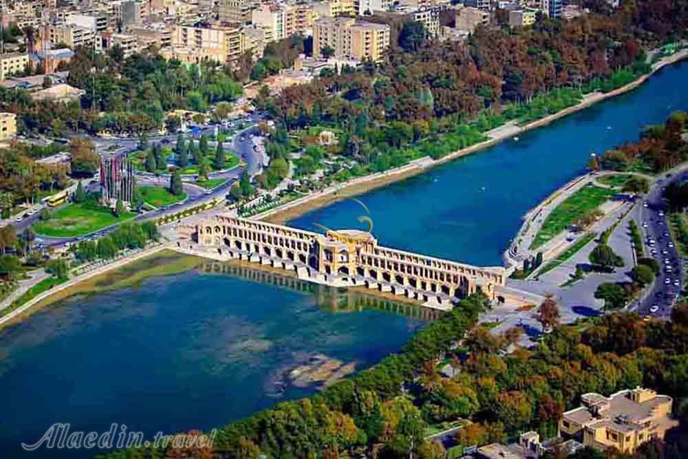 پل خواجو اصفهان | علاءالدین تراول