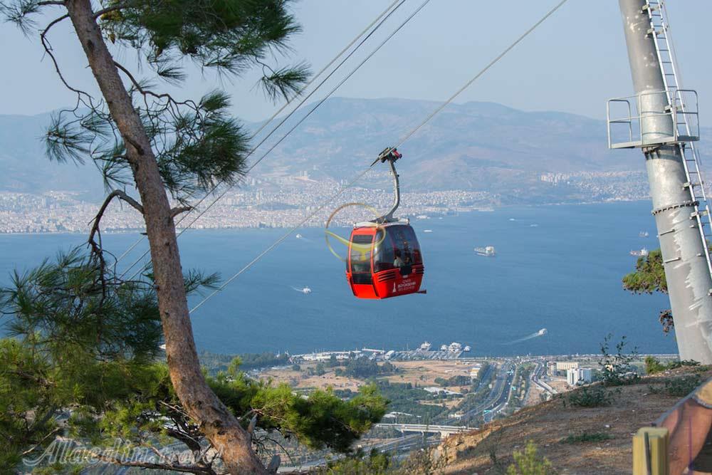 تله کابین (تله فریک) ازمیر در ترکیه | علاءالدین تراول