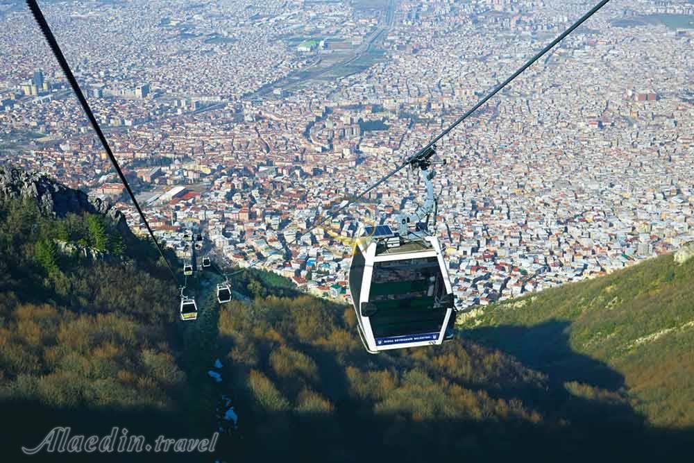 تله کابین (تله فریک) ازمیر در ترکیه | علاءالدین تراول