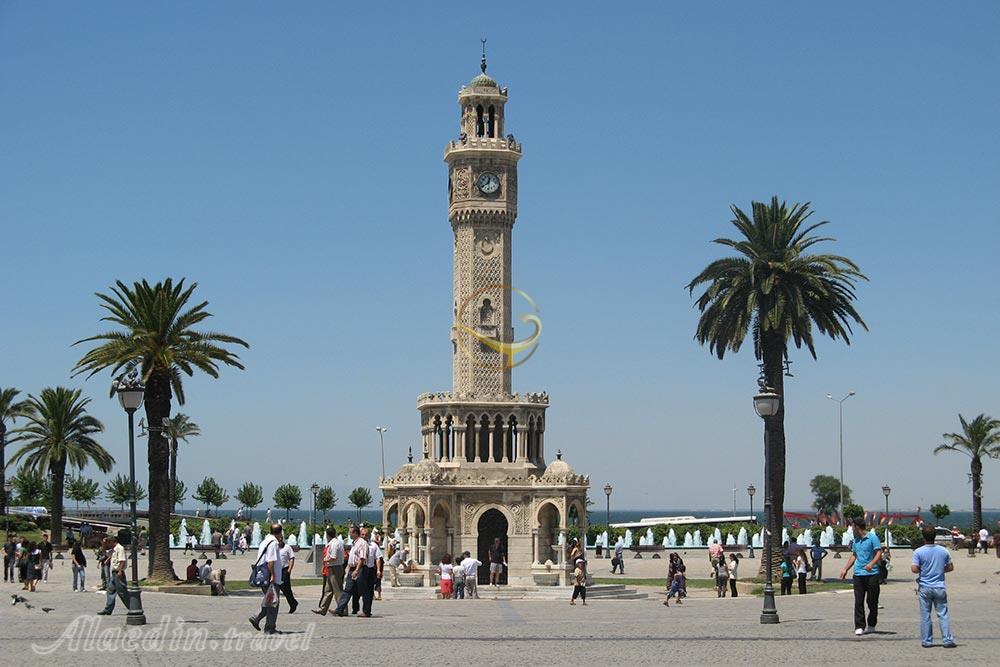 برج ساعت ازمیر در ترکیه | علاءالدین تراول