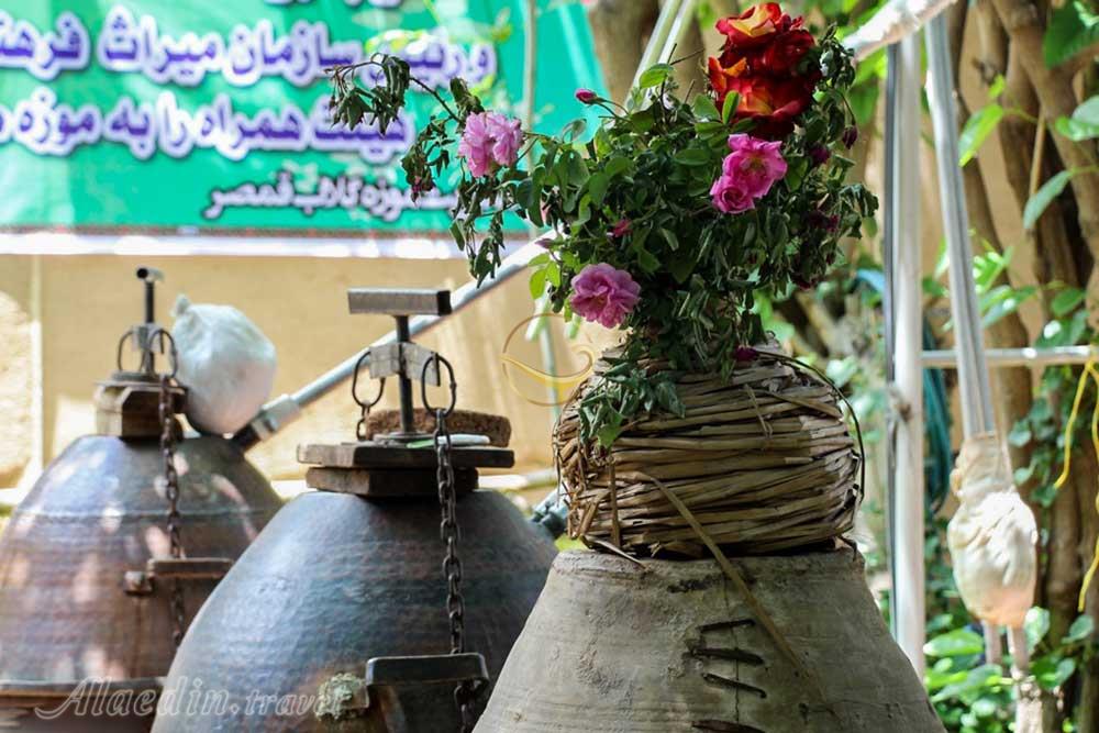 موزه گلاب قمصر در کاشان | علاءالدین تراول