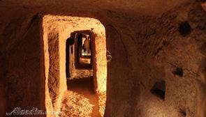 شهر زیر زمینی نوش آباد در کاشان