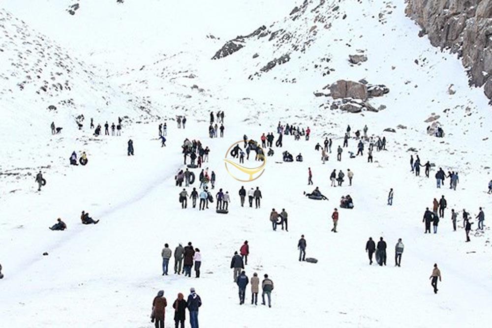 پیست اسکی سیرچ در کرمان | علاءالدین تراول