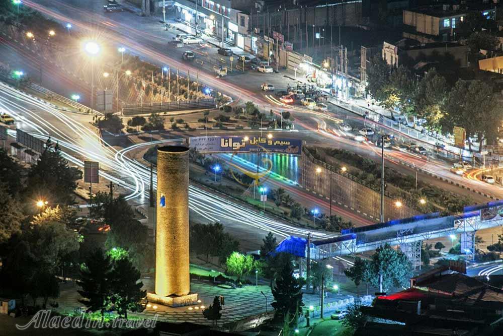 مناره آجری خرم آباد | علاءالدین تراول