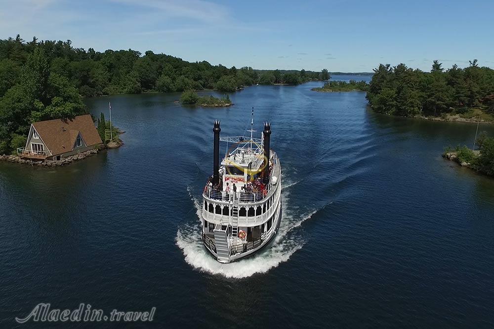 کشتی های کروز هزار جزیره کینگستون در کانادا | علاءالدین تراول