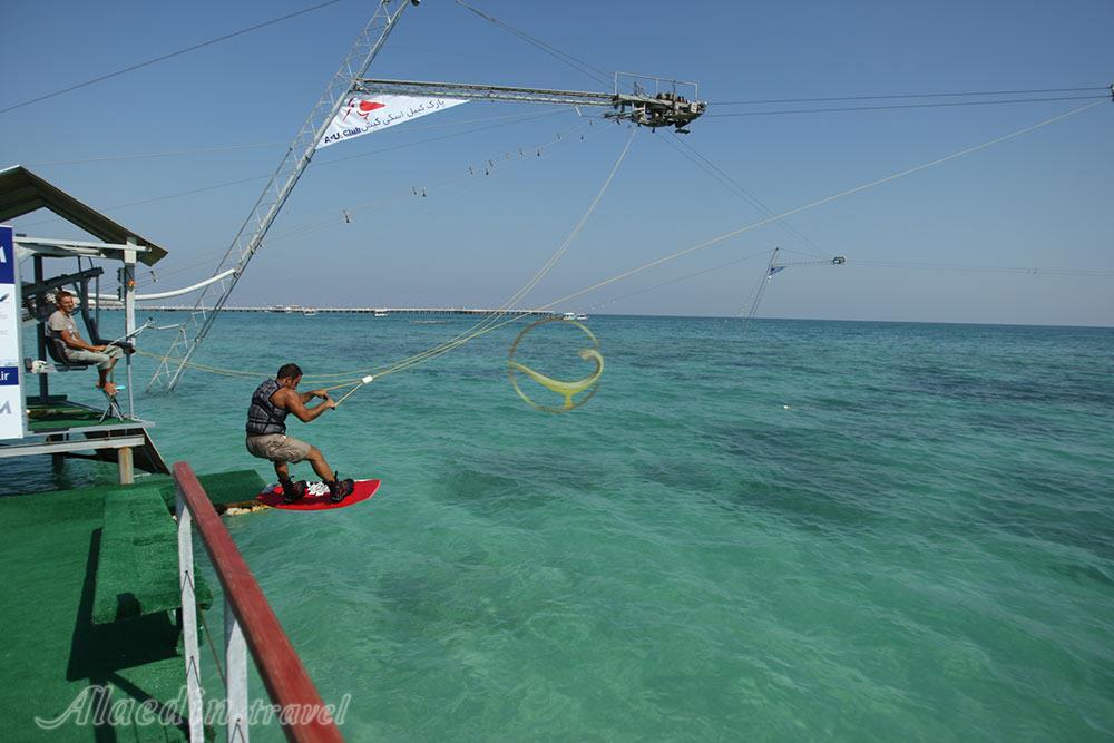 کیبل اسکی کیش | علاءالدین تراول