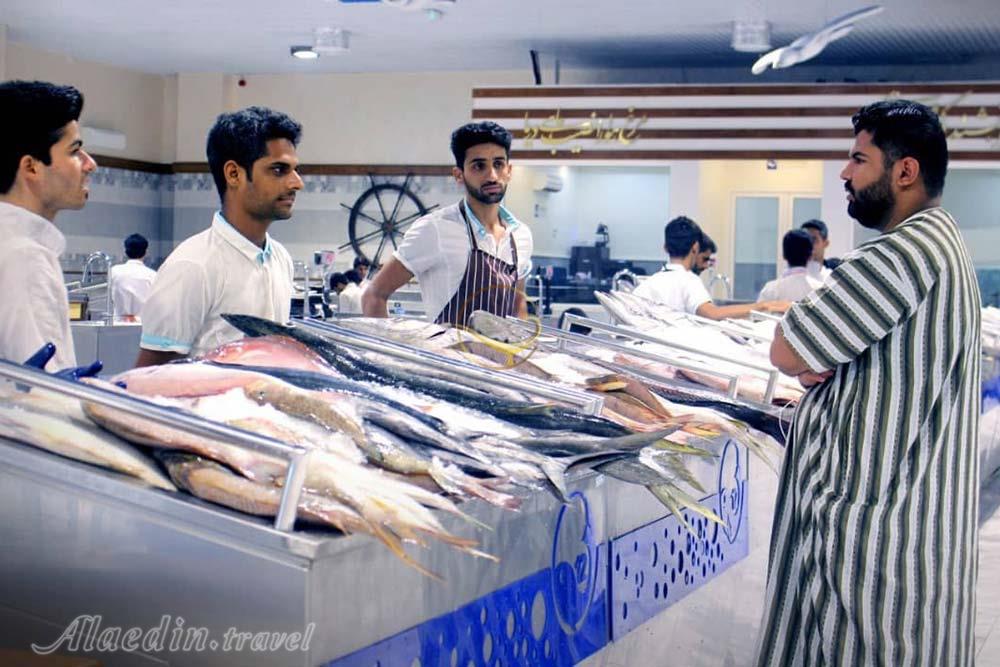 بازار ماهی فروشان کیش | علاءالدین تراول