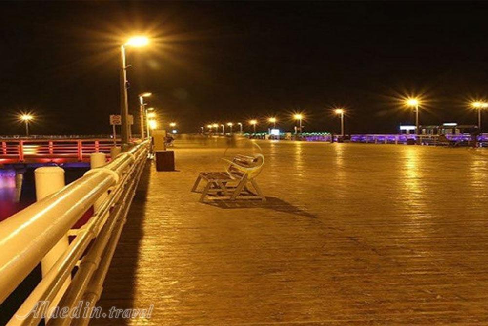 اسکله تفریحی دریایی کیش | علاءالدین تراول