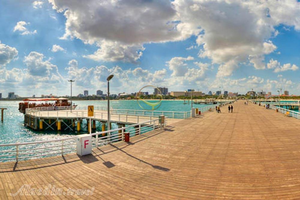 اسکله تفریحی دریایی کیش | علاءالدین تراول