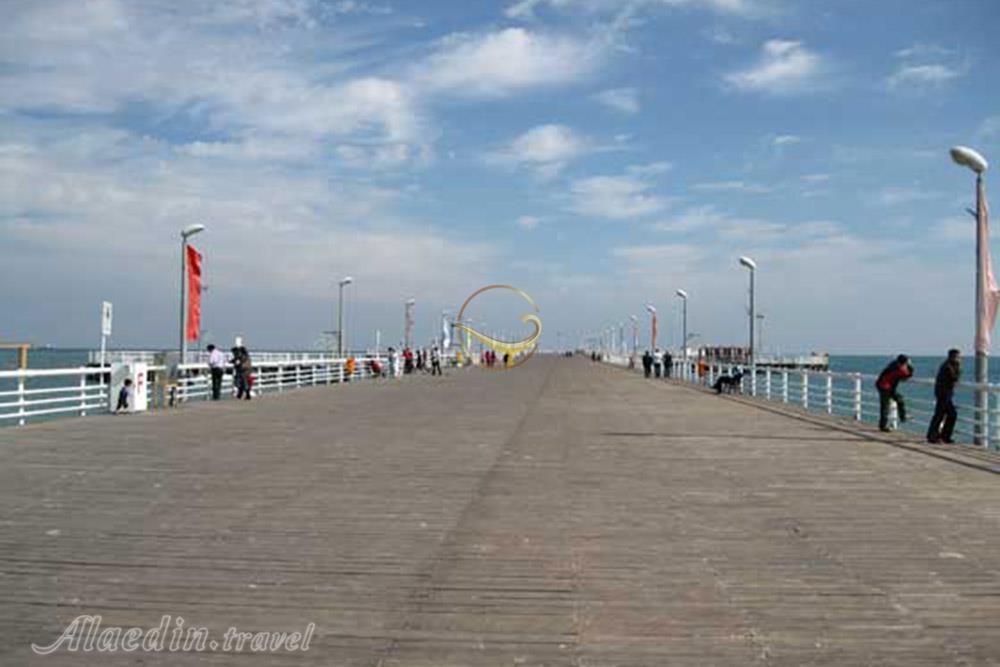 اسکله تفریحی دریایی کیش | علاءالدین تراول