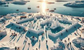 پارک برفی پنگوئن کیش