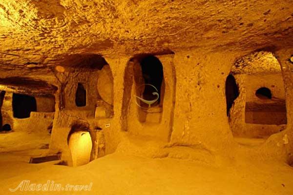 شهرهای زیرزمینی و مخفی قونیه در ترکیه