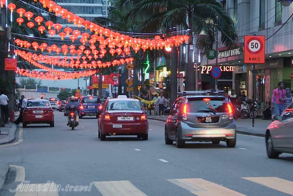 خیابان بوکیت بینتانگ در کوالالامپور - مالزی | علاءالدین تراول