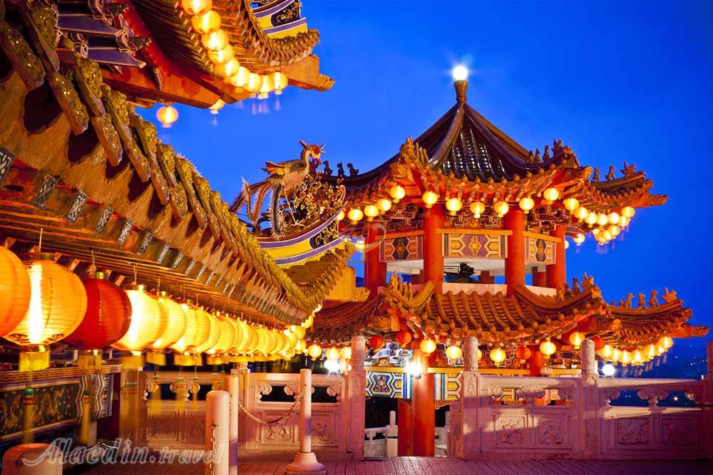 معبد تین هو در کوالالامپور - مالزی | علاءالدین تراول