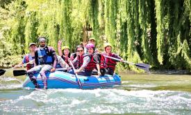 رفتینگ در زاینده رود از کوهرنگ