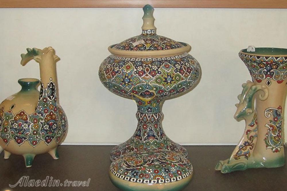 کارگاه های سفالگری لالجین | علاءالدین تراول