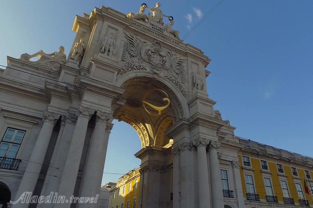 طاق روآ آگوستا لیسبون - پرتغال | علاءالدین تراول