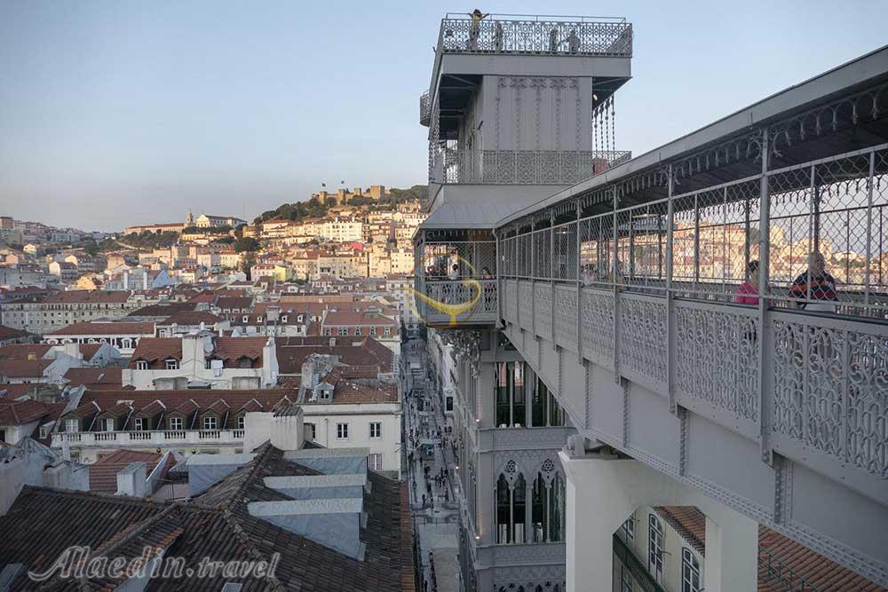 آسانسور سانتا ژوستا لیسبون - پرتغال | علاءالدین تراول