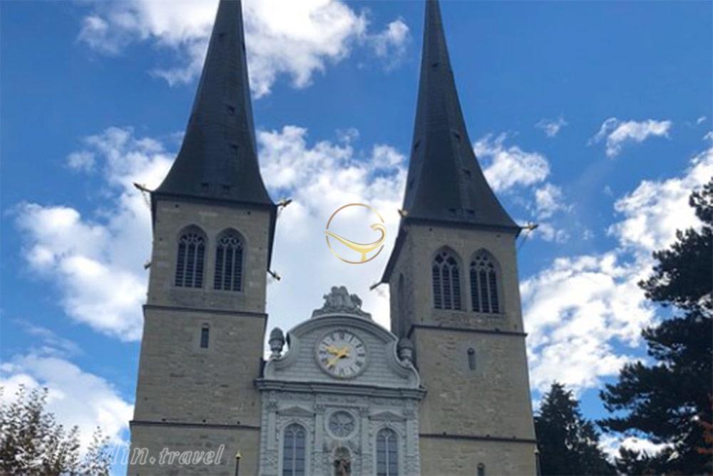 برج های کلیسای هافکریش لوسرن - سوئیس | علاءالدین تراول