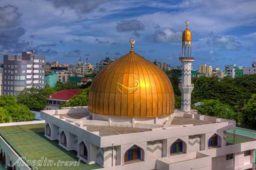 مسجد جامع (جمعه) بزرگ در ماله - مالدیو | علاءالدین تراول