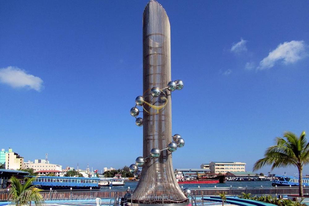 بنای یادبود سونامی در ماله - مالدیو | علاءالدین تراول