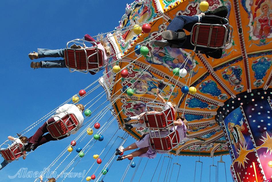 شهربازی پارک ملت مشهد | علاءالدین تراول