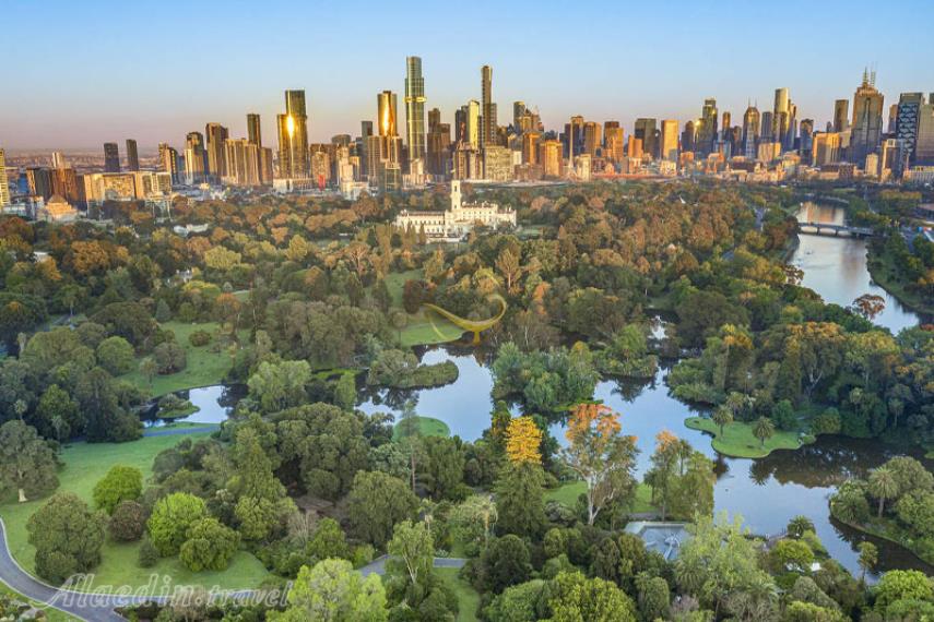 باغ‌های سلطنتی ملبورن | علاالدین تراول