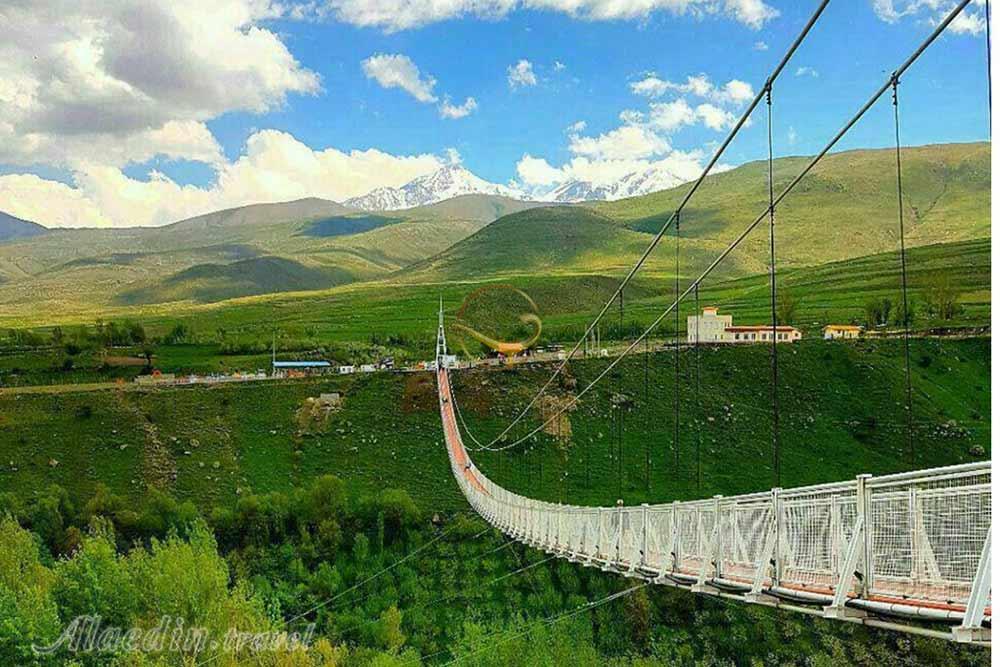 پل معلق مشکین شهر | علاءالدین تراول