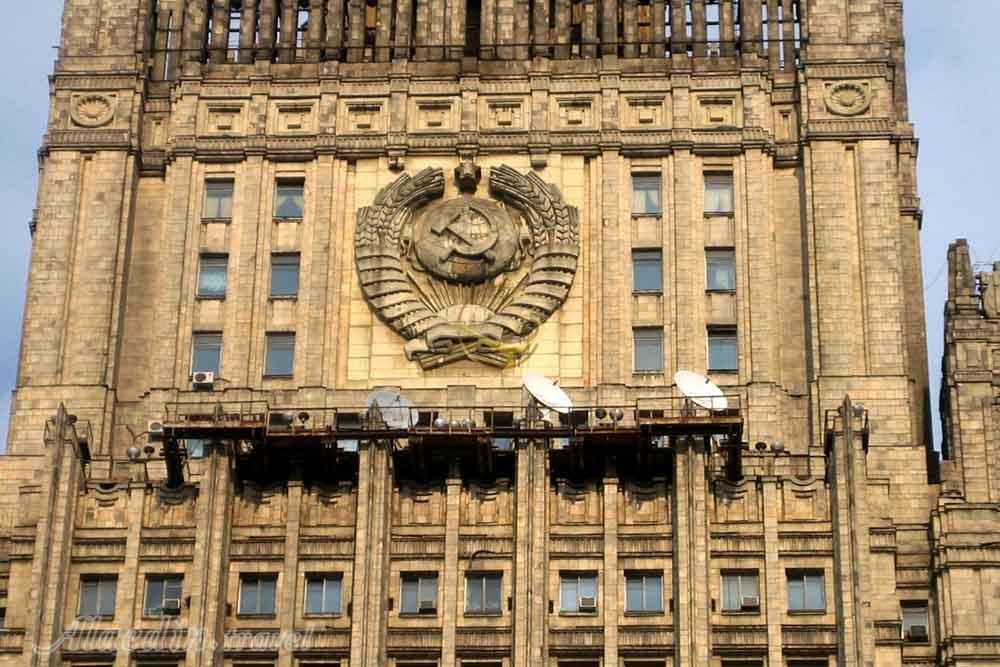 ساختمان وزارت امور خارجه (هفت خواهران) مسکو روسیه | علاءالدین تراول