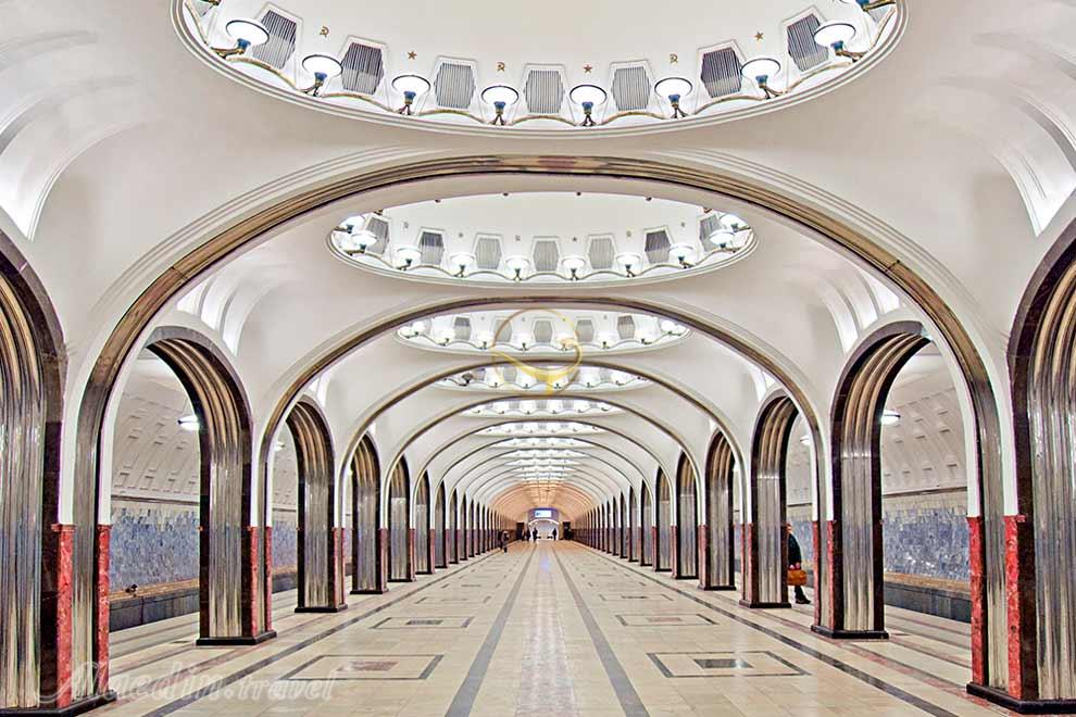 مترو مسکو روسیه | علاءالدین تراول