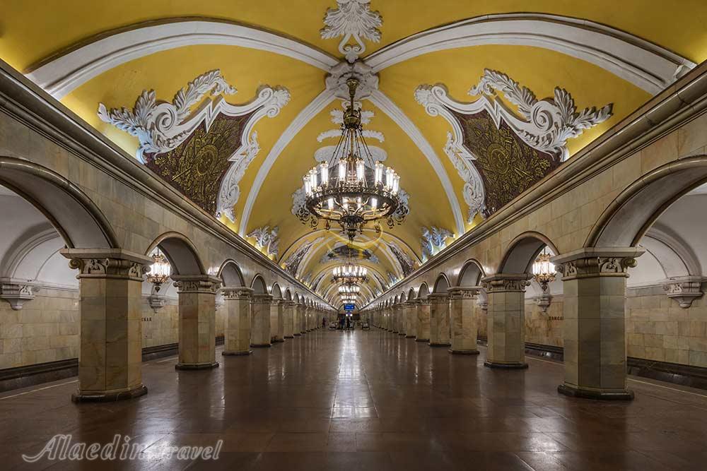 مترو مسکو روسیه | علاءالدین تراول