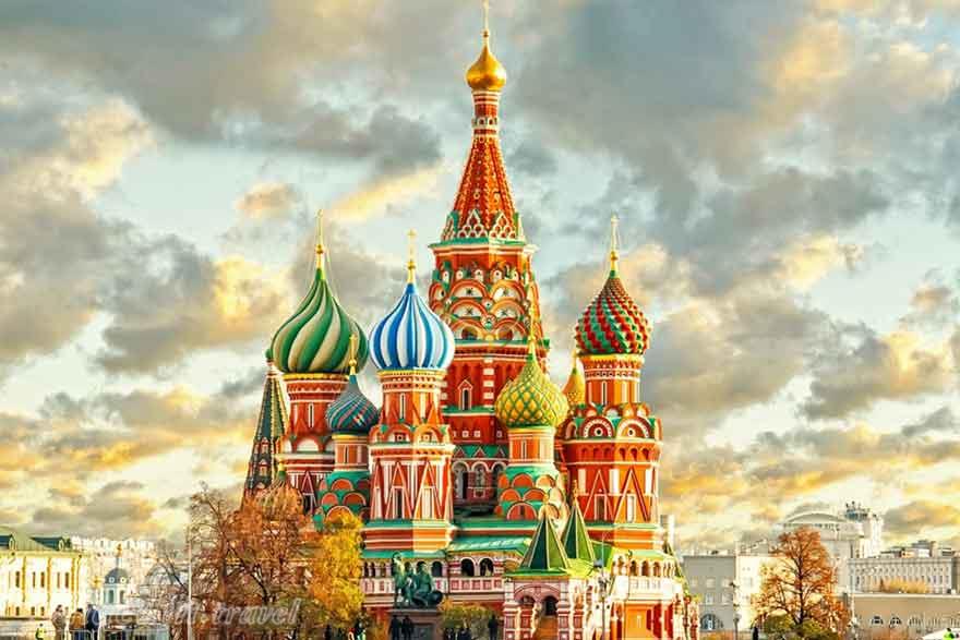 کلیسای سنت باسیل مسکو روسیه | علاءالدین تراول