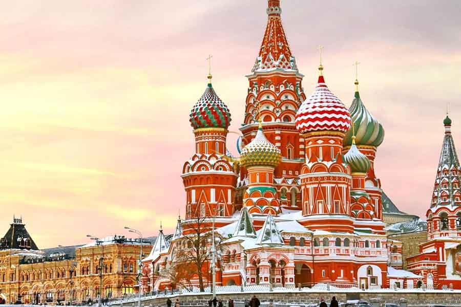 کلیسای سنت باسیل مسکو روسیه | علاءالدین تراول