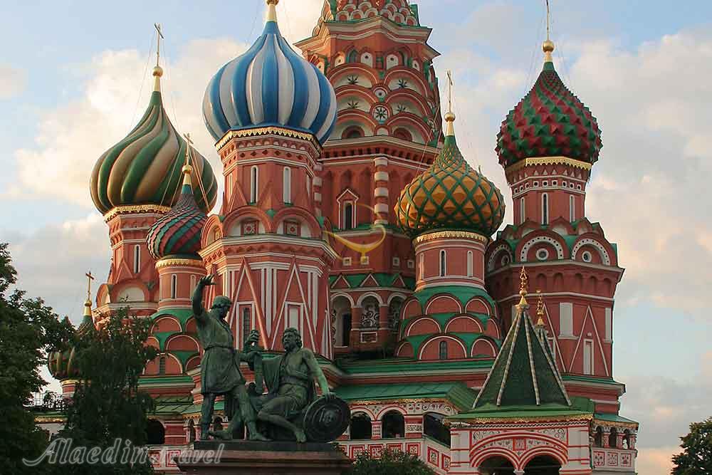 کلیسای سنت باسیل مسکو روسیه | علاءالدین تراول