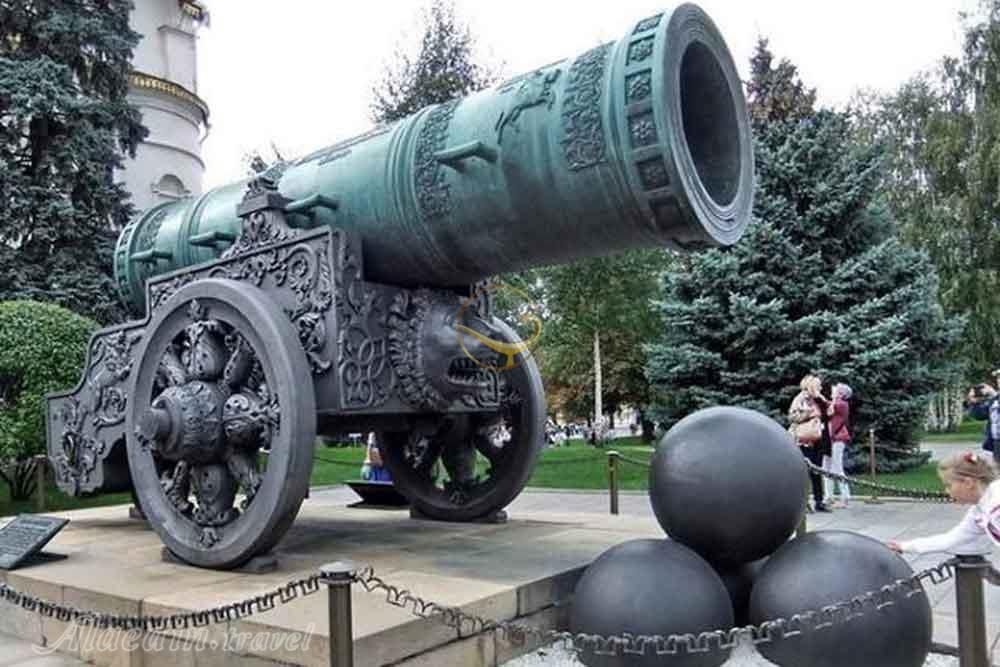 شاه توپ و شاه زنگ در مجموعه کرملین مسکو روسیه | علاءالدین تراول