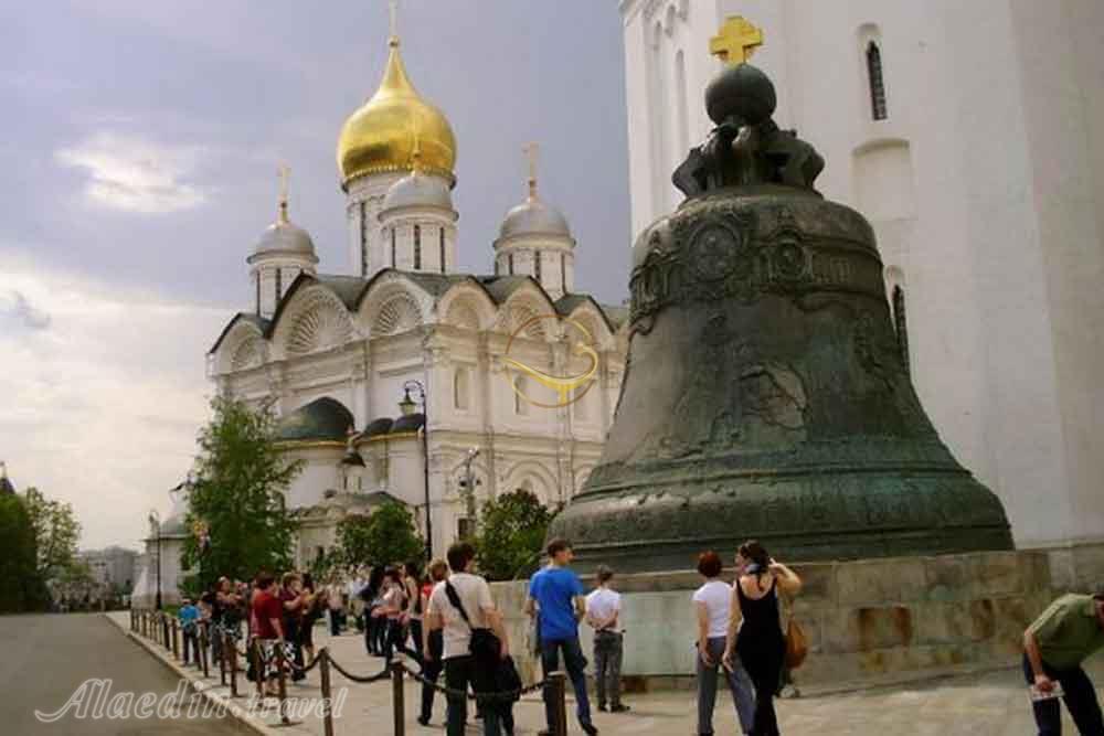 شاه توپ و شاه زنگ در مجموعه کرملین مسکو روسیه | علاءالدین تراول