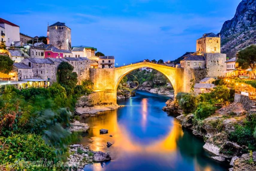 پل استاری موست در موستار - بوسنی و هرزگوین