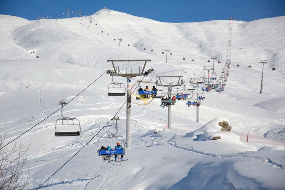 پیست اسکی گودائوری شهر کازبگی در متسختا - گرجستان | علاءالدین تراول