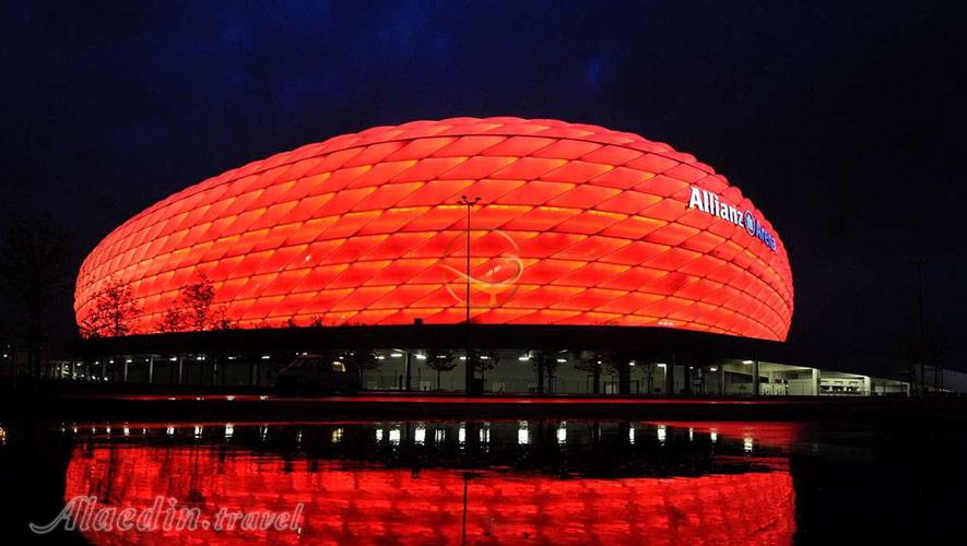 استادیوم آلیانز آرنا در مونیخ - آلمان | علاءالدین تراول