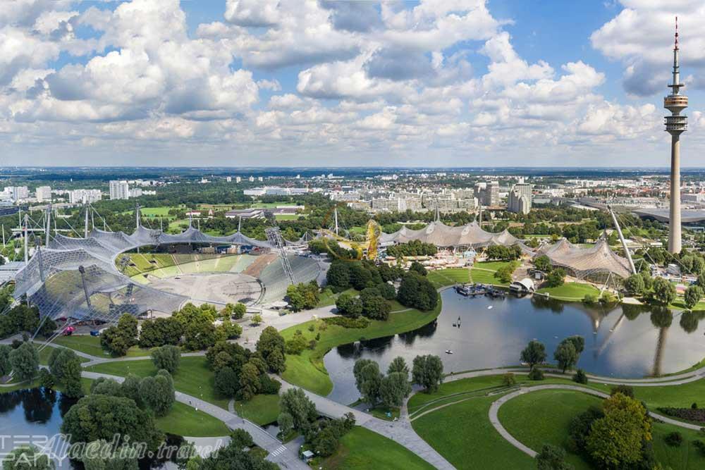 پارک المپیک در مونیخ - آلمان | علاءالدین تراول