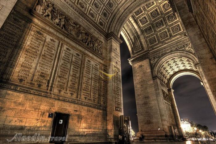 طاق پیروزی در پاریس - فرانسه