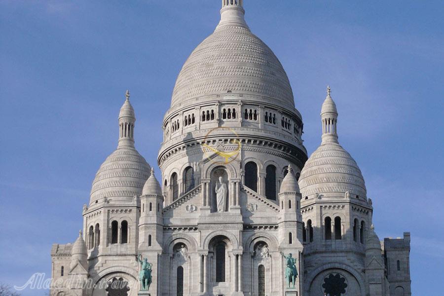 کلیسای سکره کر دو مون مارتر در پاریس - فرانسه