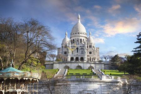 کلیسای سکره کر دو مون مارتر در پاریس - فرانسه