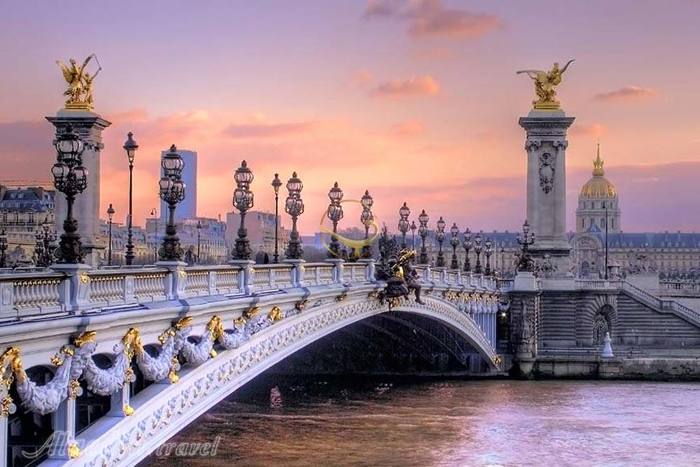 پل الکساندر سوم در پاریس - فرانسه